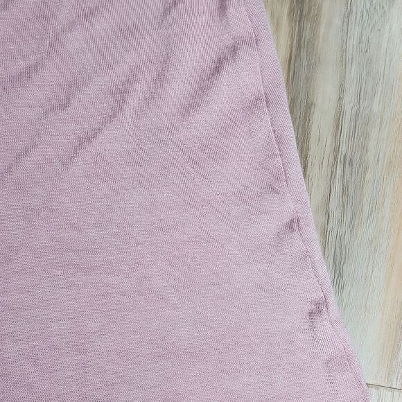 🐞Full Tilt Dusty Pink Short Sleeve Vneck Top Medium - Picture 11 of 11